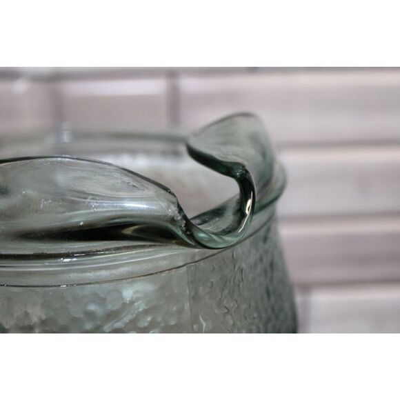 VINTAGE COCA COLA TALL GLASS GREEN PITCHER - Picture 7 of 9